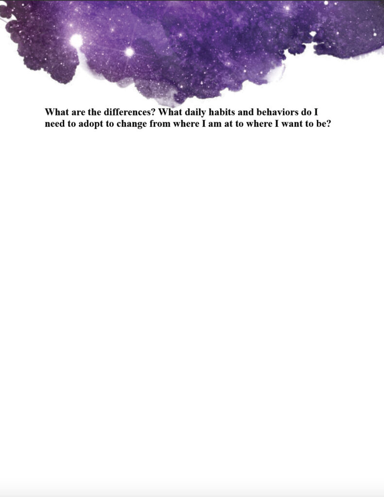 Page 3 of best self worksheet