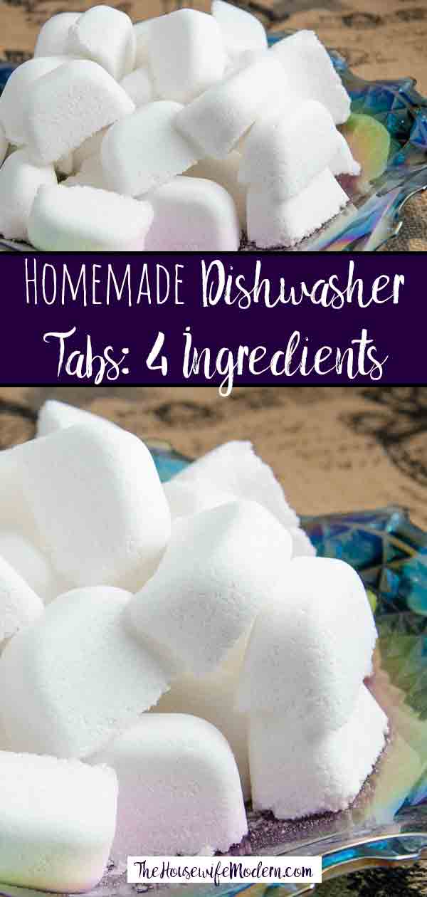 Dishwasher Tabs_Pin2 How to Make Homemade Dishwasher Detergent Tabs (That Actually Work!). I tried and tested half a dozen methods and found the best. Save money. #dishwasherdetergent #detergent #homemade #save