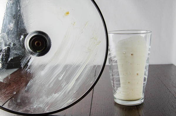LR_Dishwasher Detergent_prep1 I tested every dishwasher detergent method by smearing grease all over a lid and dumping dressing in a glass.