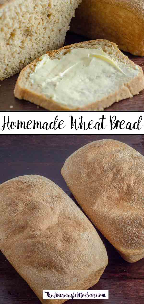 Perfect Homemade Wheat Bread (and it works for sandwiches). Tastes better & saves money! Step-by-step pictures and descriptions.