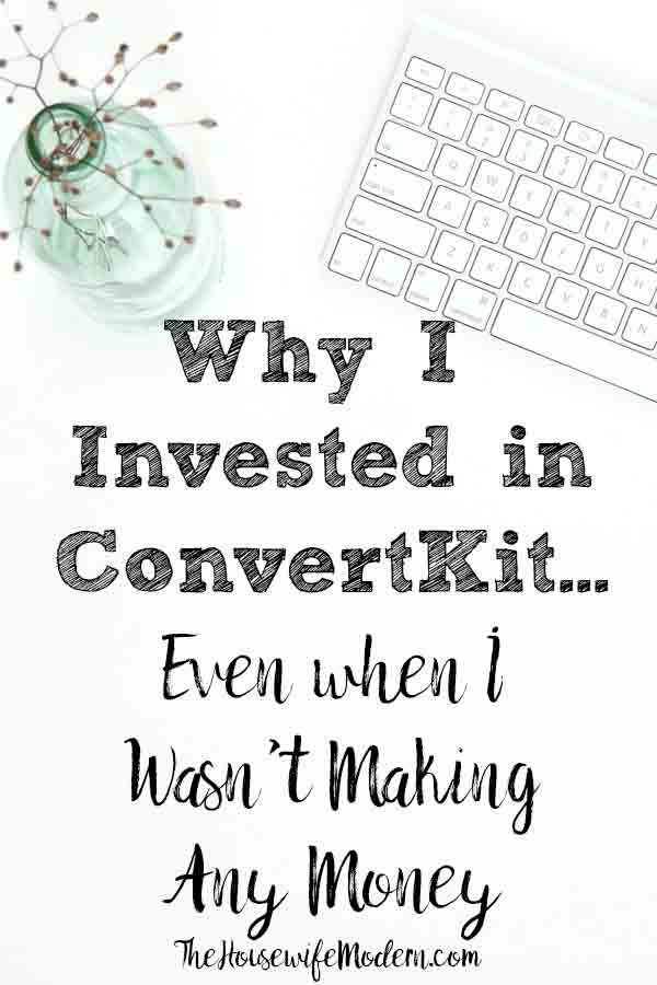 ConvertKit_Pin1 Why I Invested in ConvertKit, Even When I Wasn’t Making Money. The reasons and features for why I switched. Plus reasons why you may not want to switch. Mailchimp to ConvertKit. #blog #blogging #convertkit #emailmarketing #mailchimp