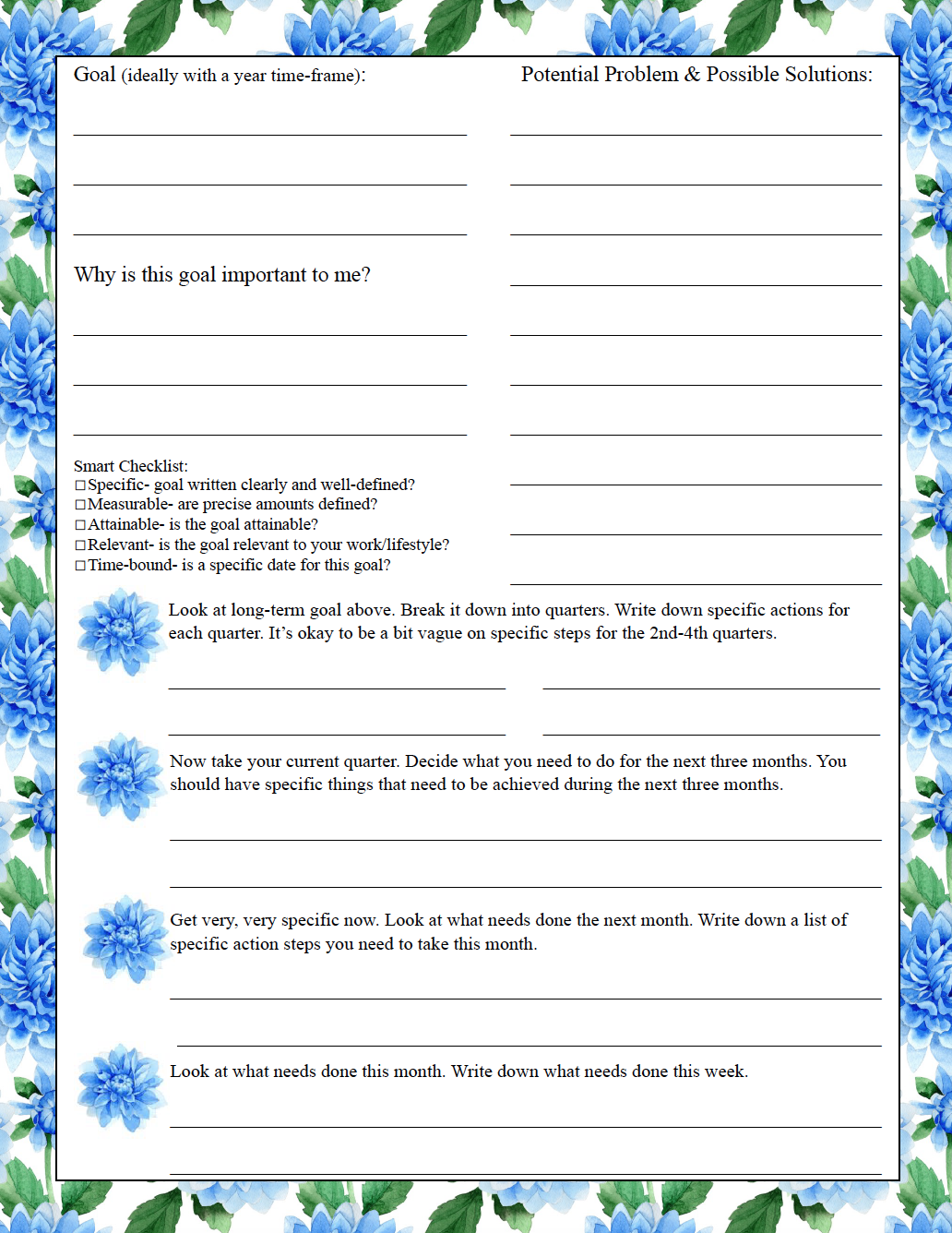 Why Goal-Setting (Sometimes) Doesn’t Work and How to Make It Work. Step-by-step instructions on how to make goal-setting work for you.Goal setting worksheet included.