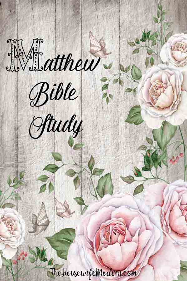 Book of Matthew Bible Study. Free! Choose between 8-day e-mail course or just download the entire thing! #bible #matthew #biblestudy