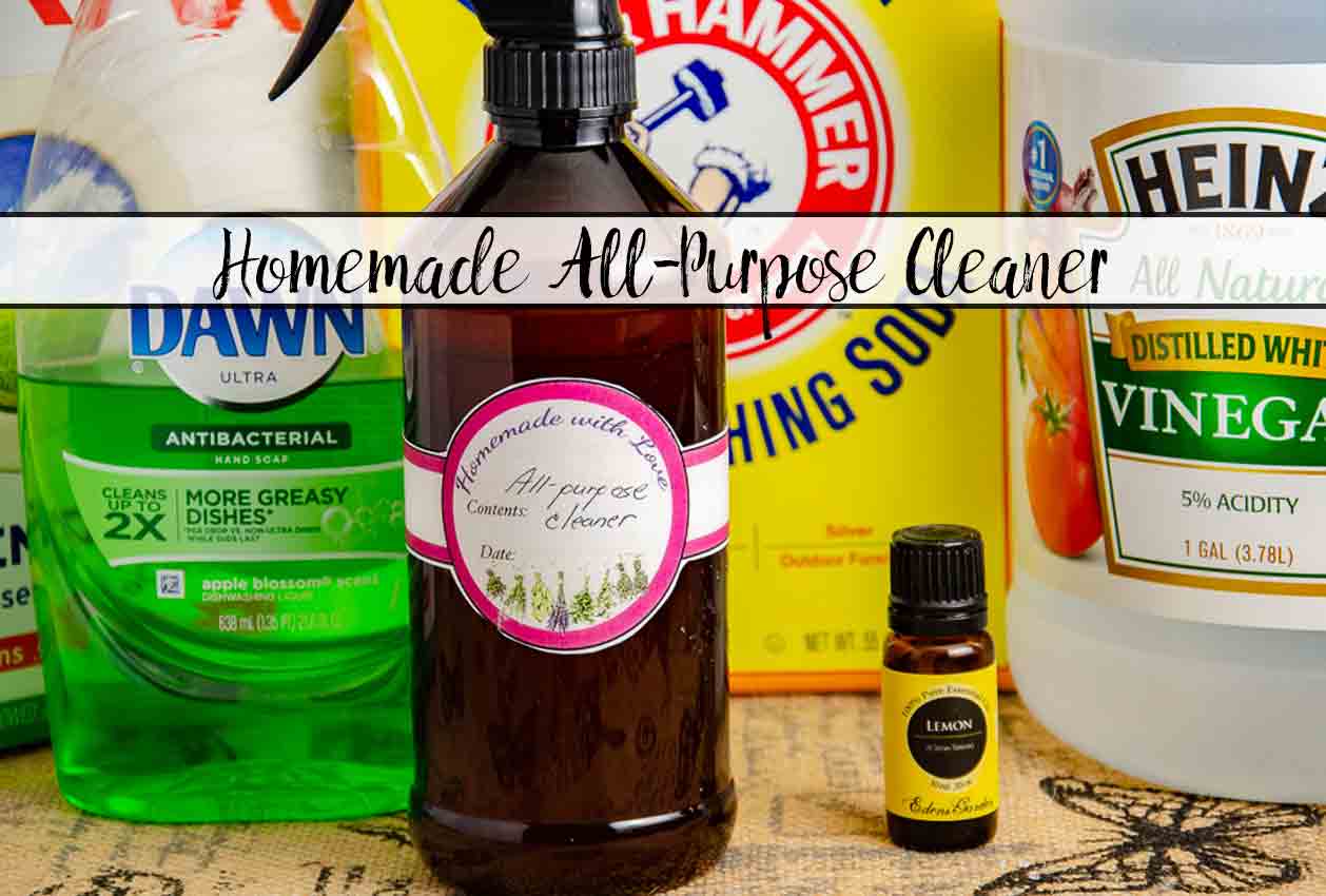 How to Make Homemade All-Purpose Cleaner