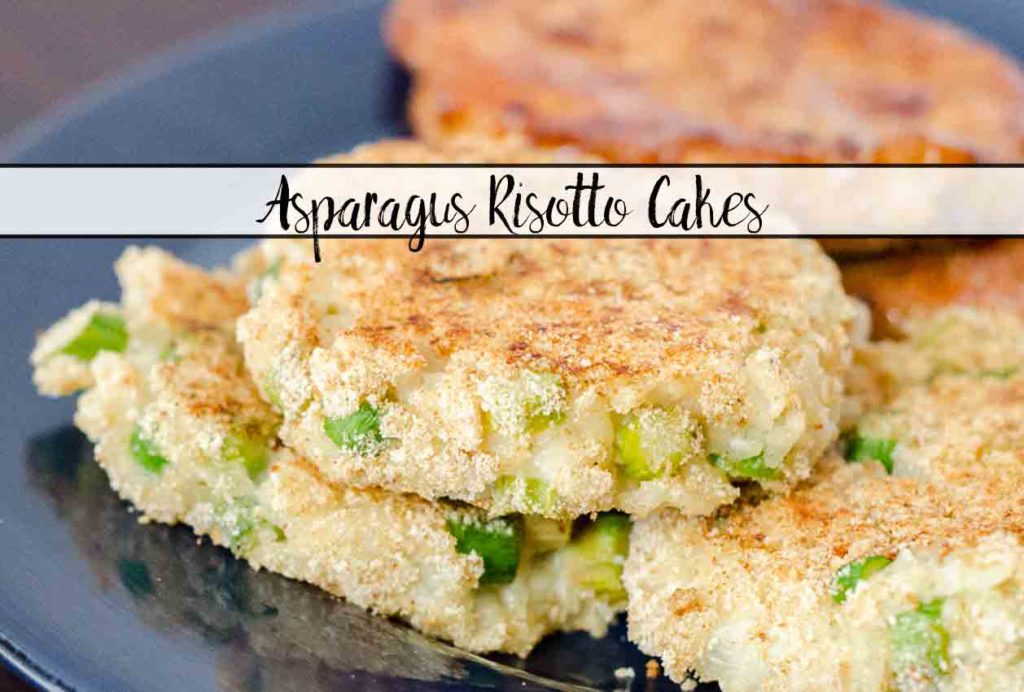 Asparagus Risotto Cakes: flavorsome, taste of asparagus, creaminess of risotto, light crispness from griddle. If you thought you hated asparagus, give it another try.