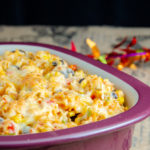 Easy Mexican Chicken Casserole Recipe. Easy to make and full of delicious flavor. Makes a big batch…but the leftovers taste fabulous. #mexican #mexicancasserole