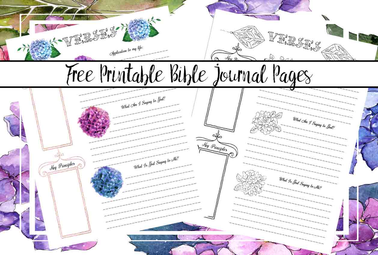 Free Bible Journaling Printables (Including One You Can Color!)