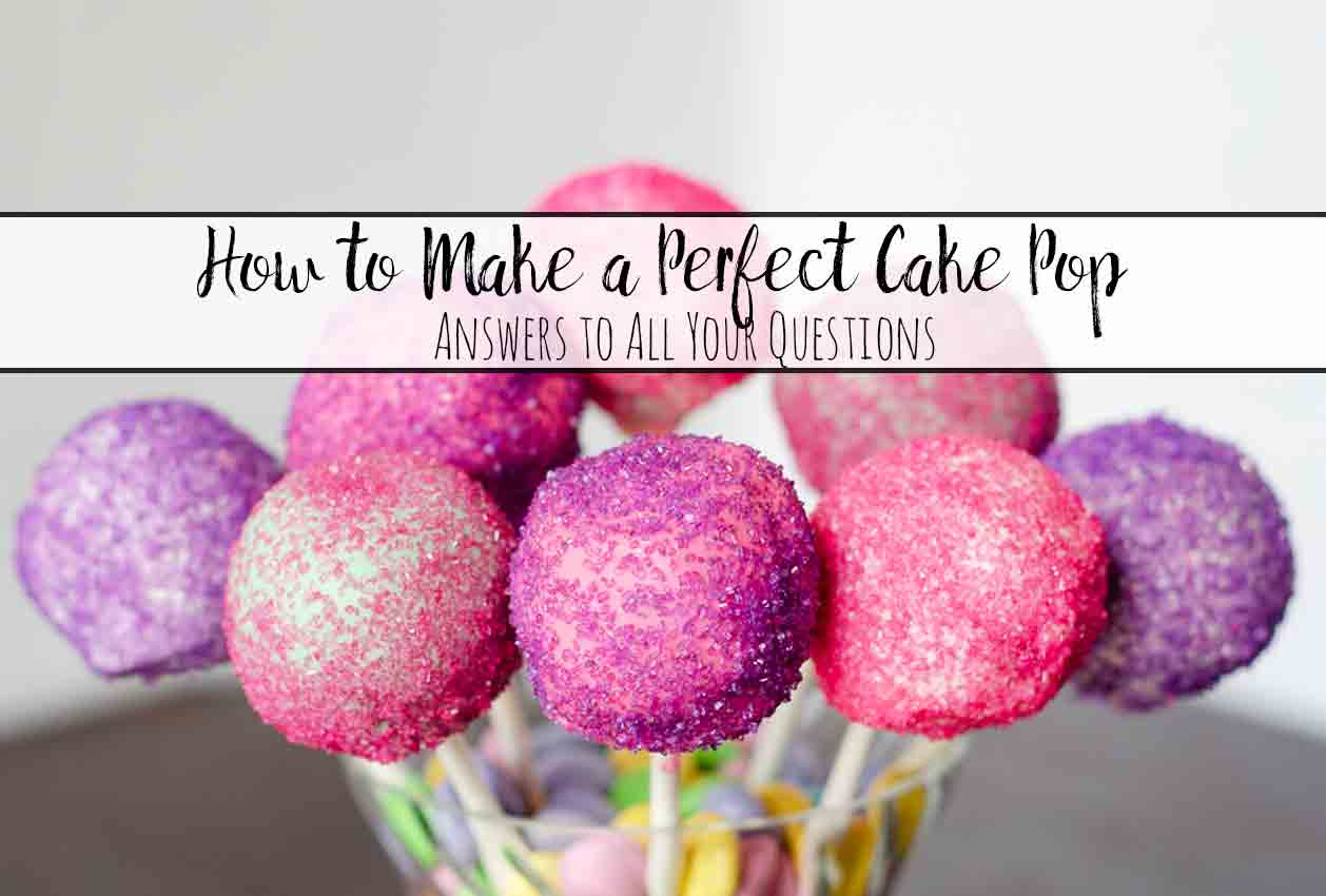 Answers to all your cake pop questions. What cake to use. What frosting to use. How to melt the chocolate. What chocolate to use. How to dip. How to decorate.