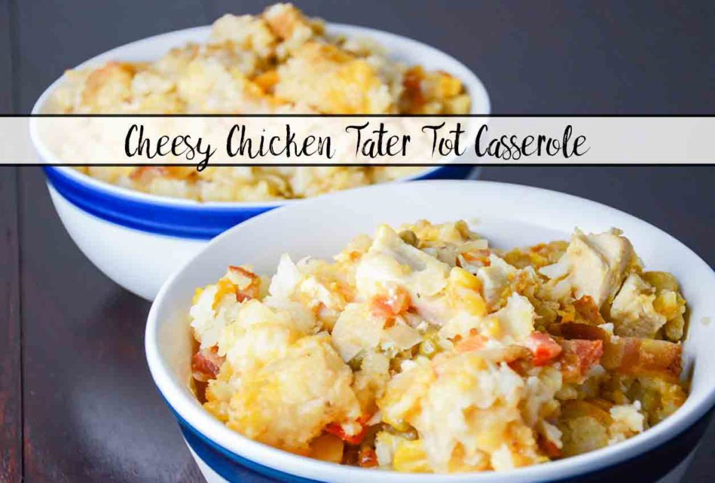 Cheesy Chicken Tater Tot Casserole: An Easy Slow-Cooker Meal. Delicious, satisfying casserole that you won't feel guilty making.