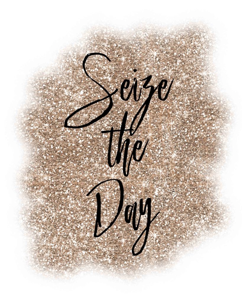 Seize the Day free printable. #free #freeprintable #inspiration