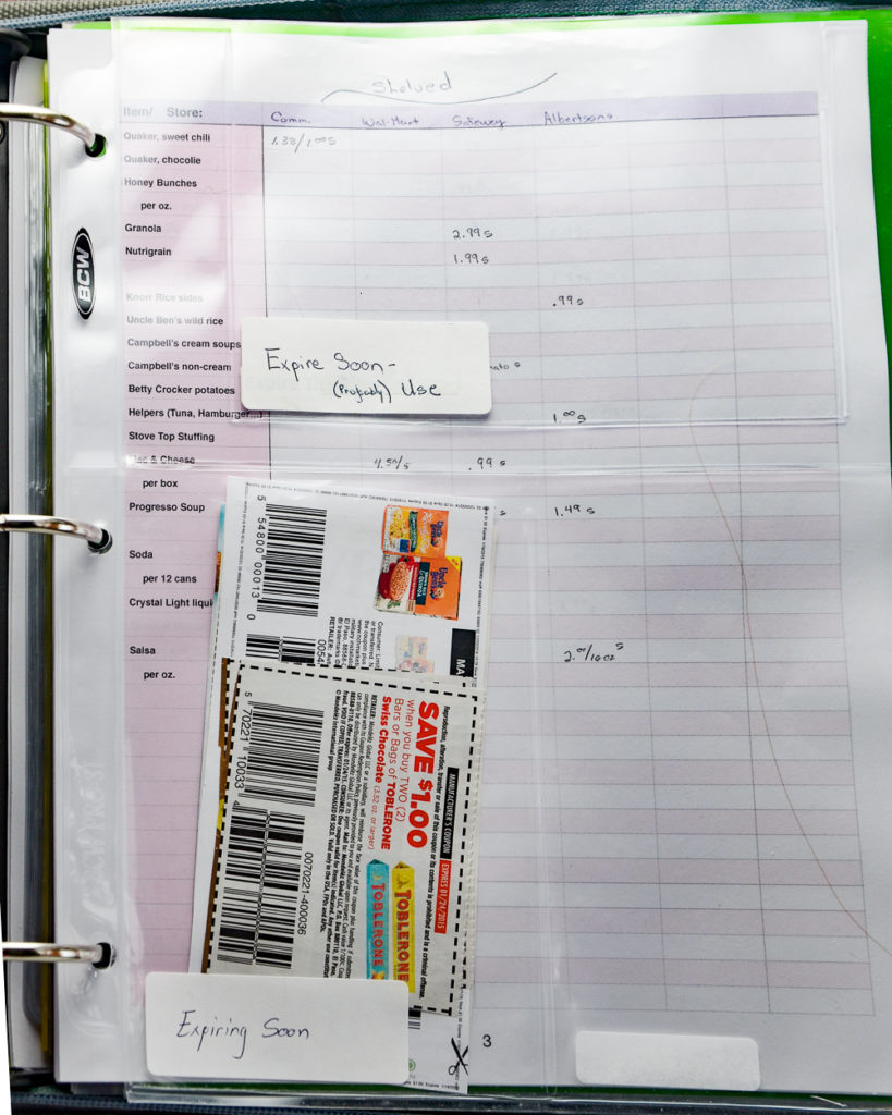 I have a sleeve set aside for "Expiring soon" coupons. This makes sure that I don't miss using a coupon on something I buy often.