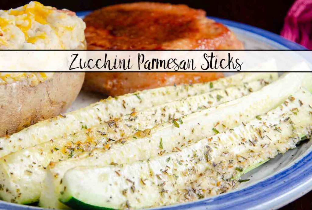 Baked Zucchini Parmesan Sticks. Easy, healthy, versatile side dish. Zucchini sprinkled with Parmesan and seasoning, then baked to perfect crisp-tenderness.
