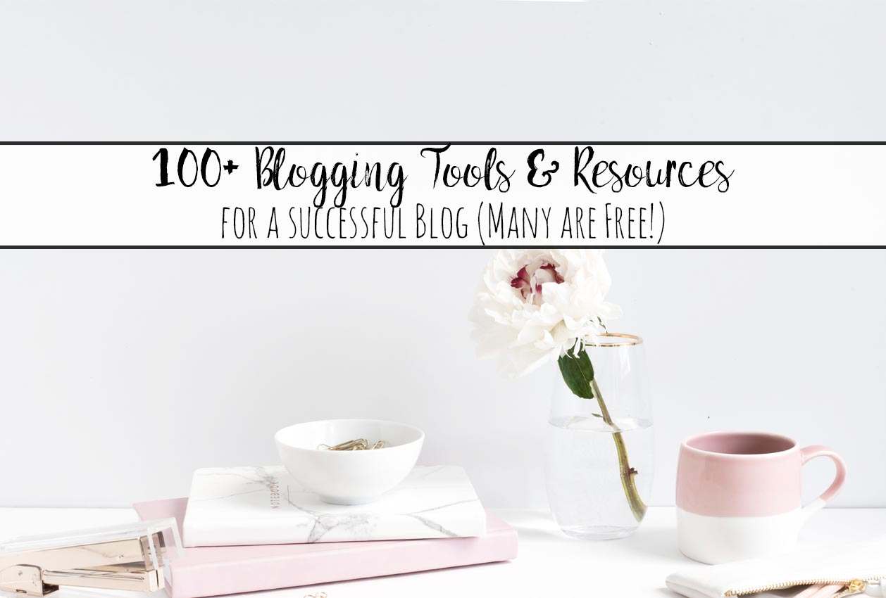 100+ Tools and Resources to Help You Become a Successful Blogger. Starting a blog, marketing, where to find free images, organizational tools, free plug-ins, and more!