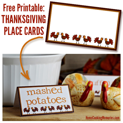 Free-Printable-Thanksgiving-Place-Cards Free Thanksgiving Place Cards. Part of Free Thanksgiving Printables Round-Up. Over 50 free Thanksgiving printables including decor, planners, labels, food decoration, and more! #thanksgiving #free #printable #freeprintable #thanksgivingprintable