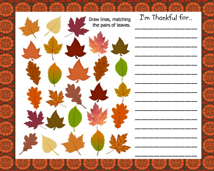 KidsPlacemat4 Thanksgiving Kids Placemat. Part of Free Thanksgiving Printables Round-Up. Over 50 free Thanksgiving printables including decor, planners, labels, food decoration, and more! #thanksgiving #free #printable #freeprintable #thanksgivingprintable