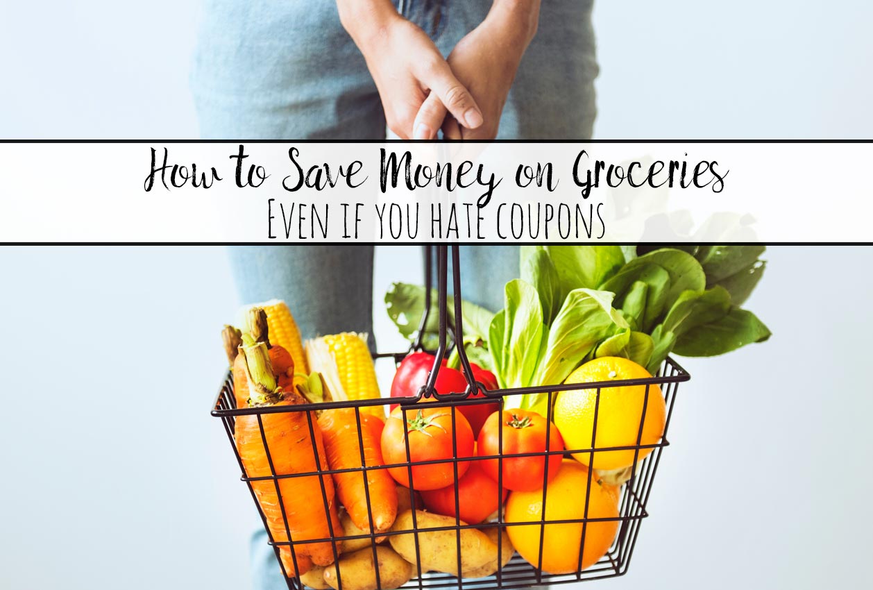 How to Save Money on Groceries Even if You Hate Coupons. Tips, tricks, and FREE GROCERY PRINTABLES to help you save money on groceries.