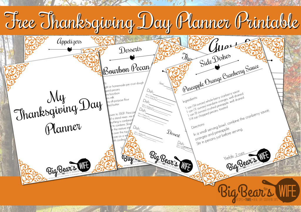 Thanksgiving Planner Binder Thanksgiving Planner Printable. Part of Free Thanksgiving Printables Round-Up. Over 50 free Thanksgiving printables including decor, planners, labels, food decoration, and more! #thanksgiving #free #printable #freeprintable #thanksgivingprintable