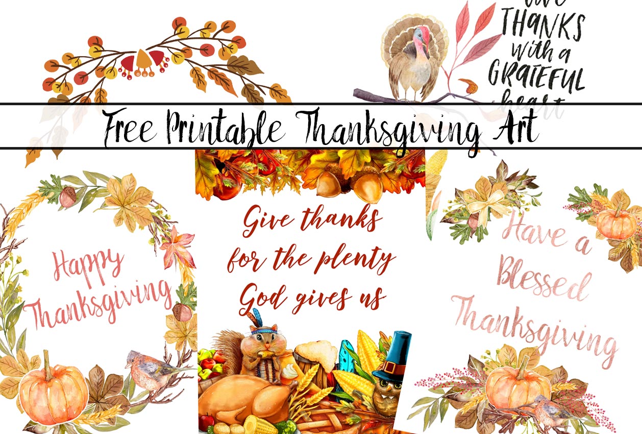 Printable Thanksgiving Decor