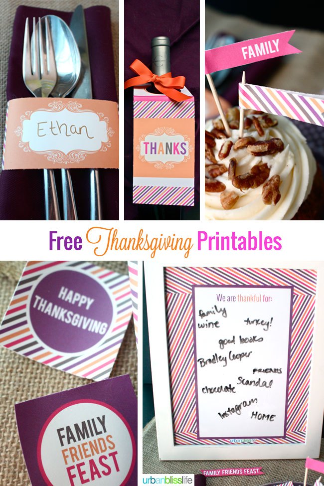 Thanksgiving Printables. Part of Free Thanksgiving Printables Round-Up. Over 50 free Thanksgiving printables including decor, planners, labels, food decoration, and more! #thanksgiving #free #printable #freeprintable #thanksgivingprintable