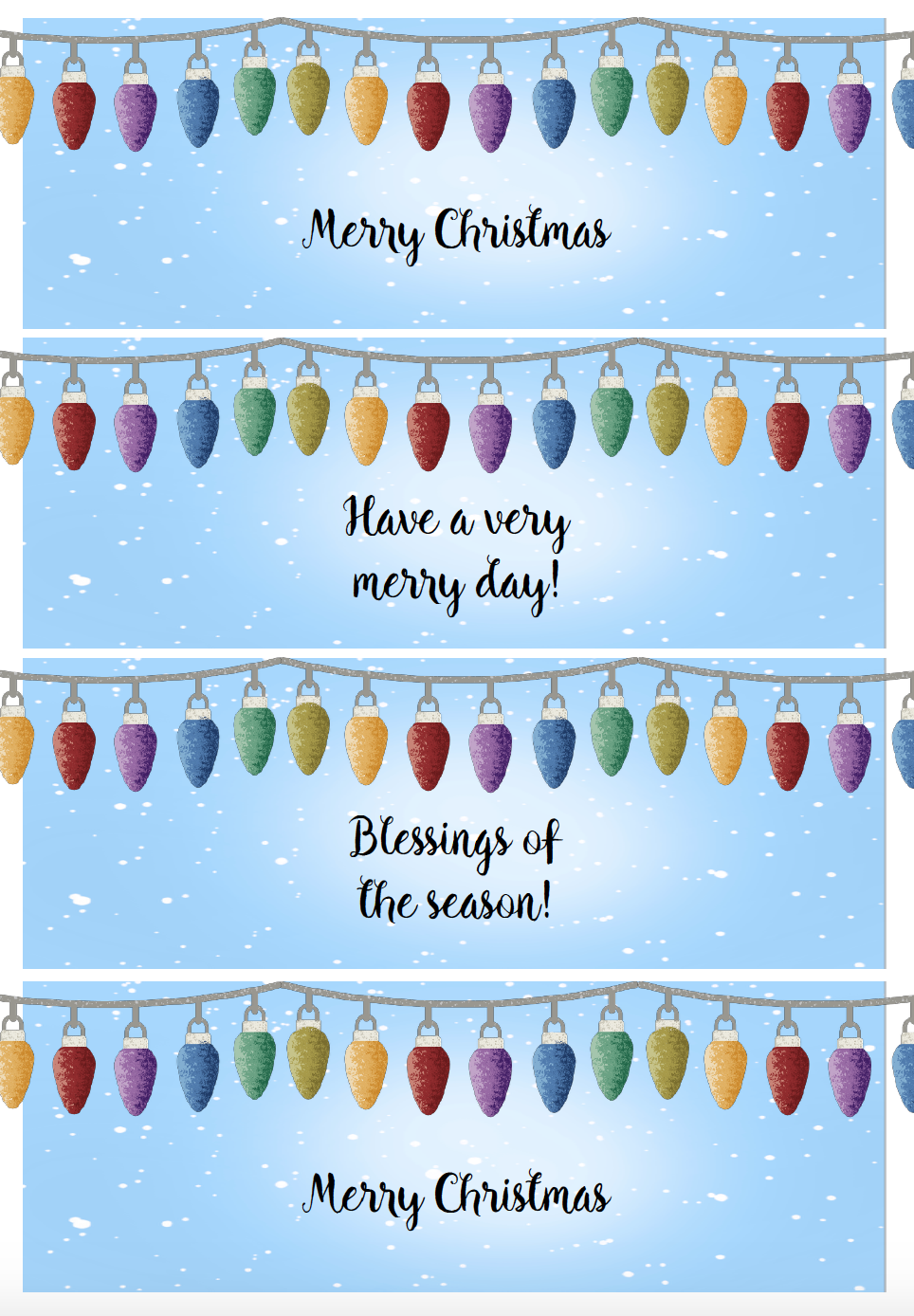 Free printable Christmas Napkin Rings_blue. Cranberry Vanilla Coke-tail Plus Free Christmas Table Printables! Delicious drink recipe and free printable napkin rings and table place cards. #christmas #christmasprintables #printable #freeprintable #Coketail #GiftACoke #ad