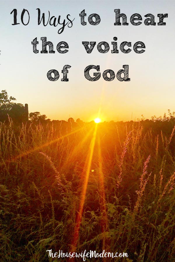 Hear God_Pin2 10 Ways: How to Hear the Voice of God. Practical directions you can apply to your everyday life to help you hear the voice of God. #god #christian #faith
