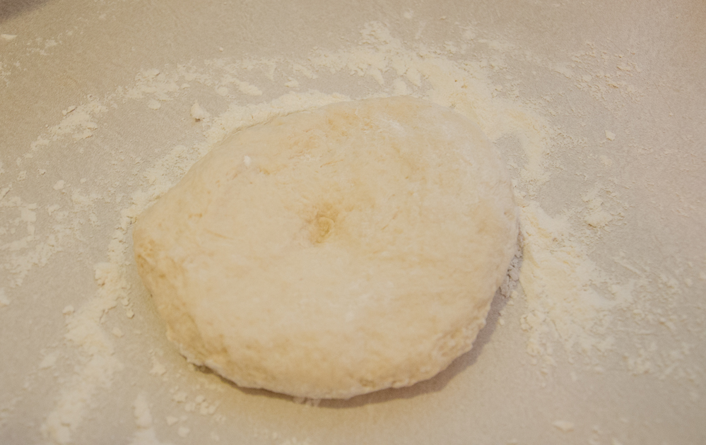 Dough is very easy to make! Mix together ingredients, knead for a few minutes until smooth and elastic.