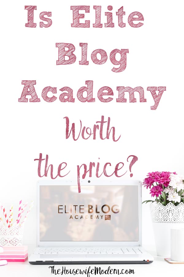 Elite Blog Academy review. How to know if it’s right for you. Real results reported. Pros and cons. Decide whether it’s worth the investment. #EBA #eliteblogacademy #blog #blogging #bloggingresources #earnmoneyblogging
