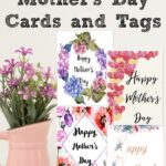 Free Printable Mother’s Day Cards and Gift Tags. 4 different designs. Give a beautiful card to mom. Comes with matching gift tag. #mother #mothersday #cards #free #printable #freeprintable
