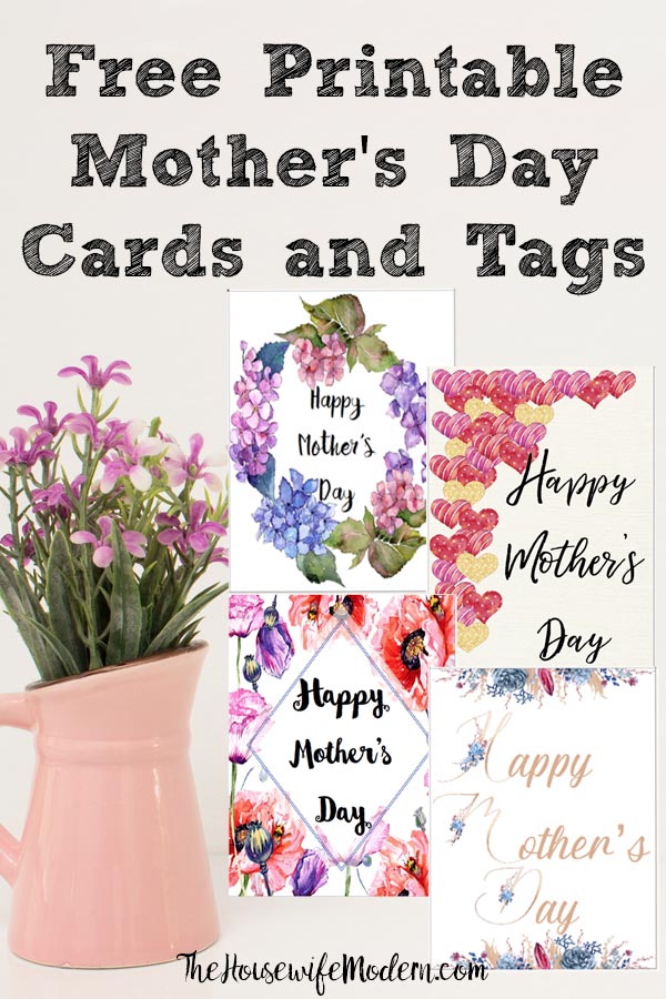 Free Printable Mother’s Day Cards and Gift Tags. 4 different designs. Give a beautiful card to mom. Comes with matching gift tag. #mother #mothersday #cards #free #printable #freeprintable
