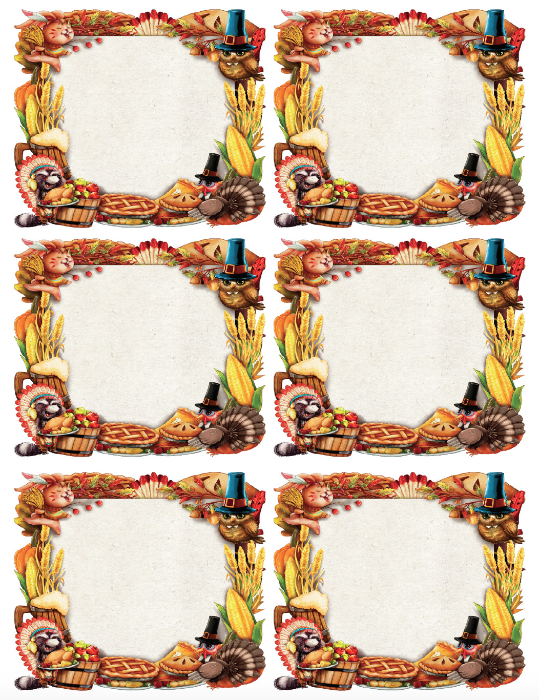 Thanksgiving conversation starter cards.