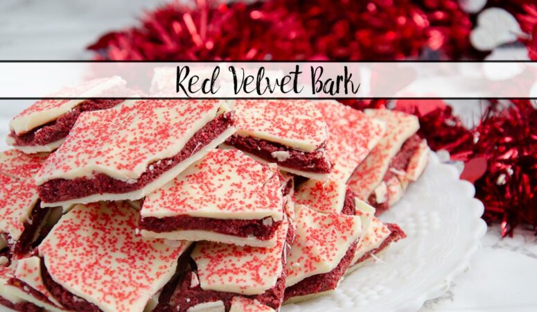 White Chocolate Red Velvet Bark: Easy & Delicious
