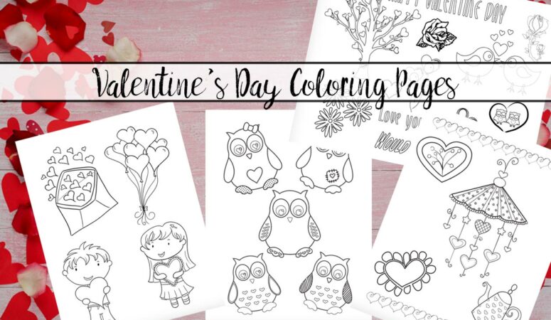 Have Fun With Free Printable Valentine’s Day Coloring Pages
