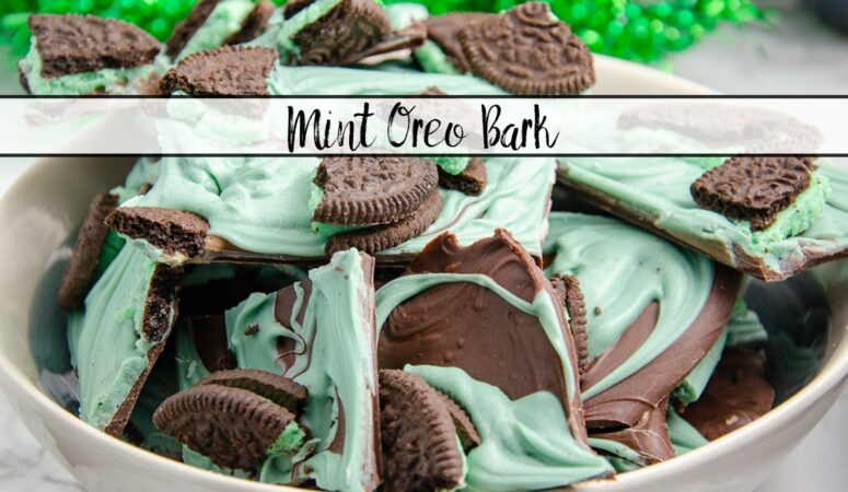 Easy Mint Oreo Bark
