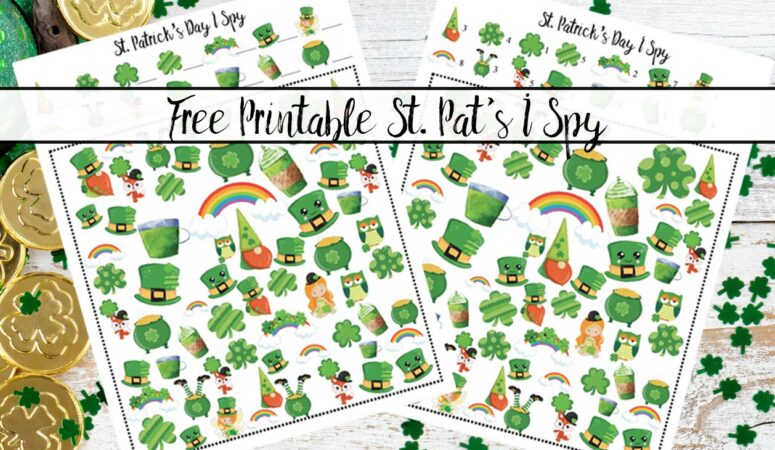 Free Printable St. Patrick’s Day I Spy