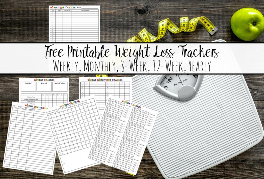 Weight Loss Tracker Printables {Free}: Multiple Options To Fill Your Needs