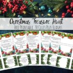 Free printable Christmas treasure hunt for kids. 30 mix-and-match clues. Plus blanks so you can make up your own clues!