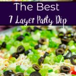 pin image for 7 layer dip