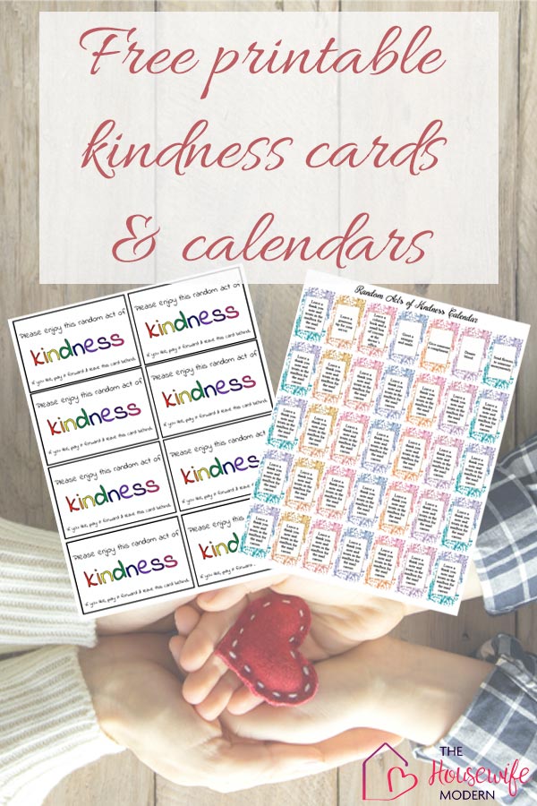 Random Acts of Kindness. 150+ kindness ideas. Free printable calendars, cards, random acts of kindness for kids, for work, & more.