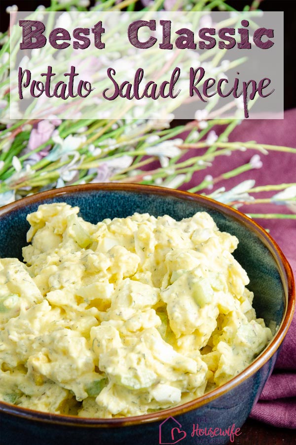 Pin image for Best Classic Potato Salad