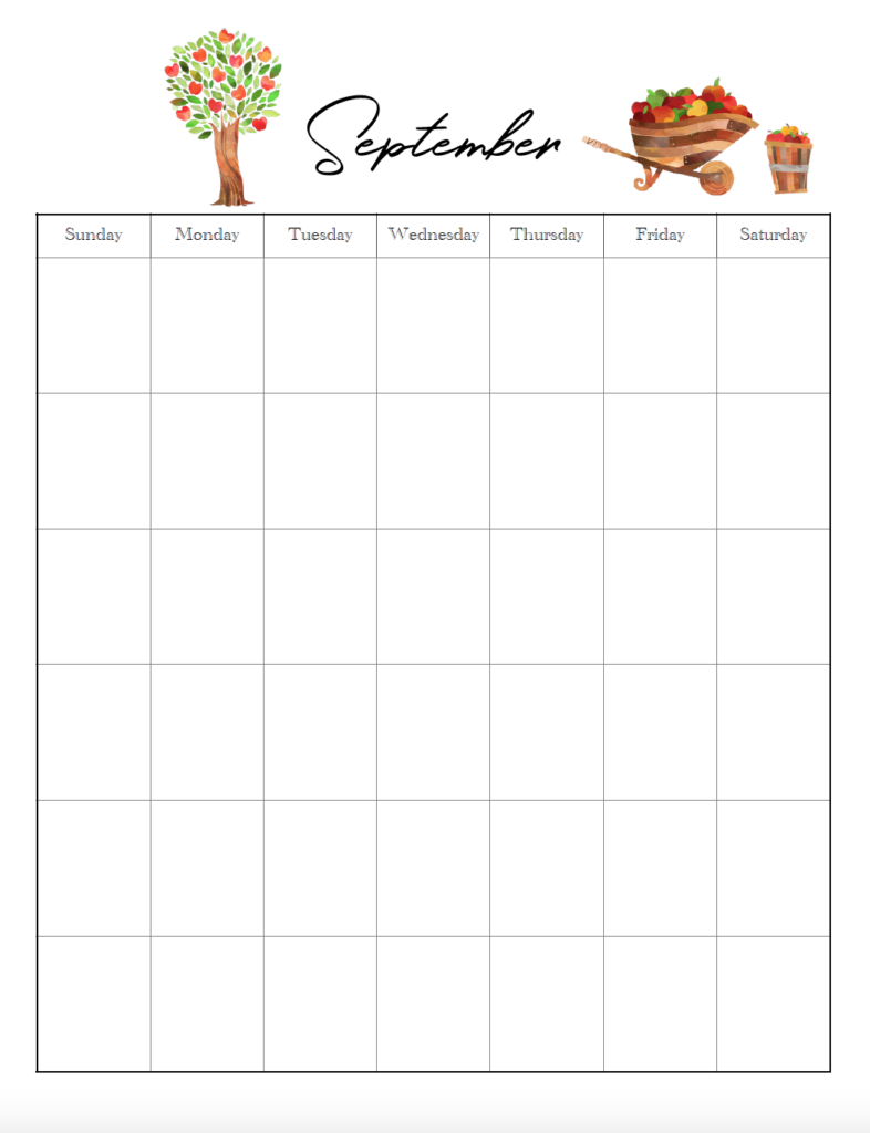 September vertical holiday