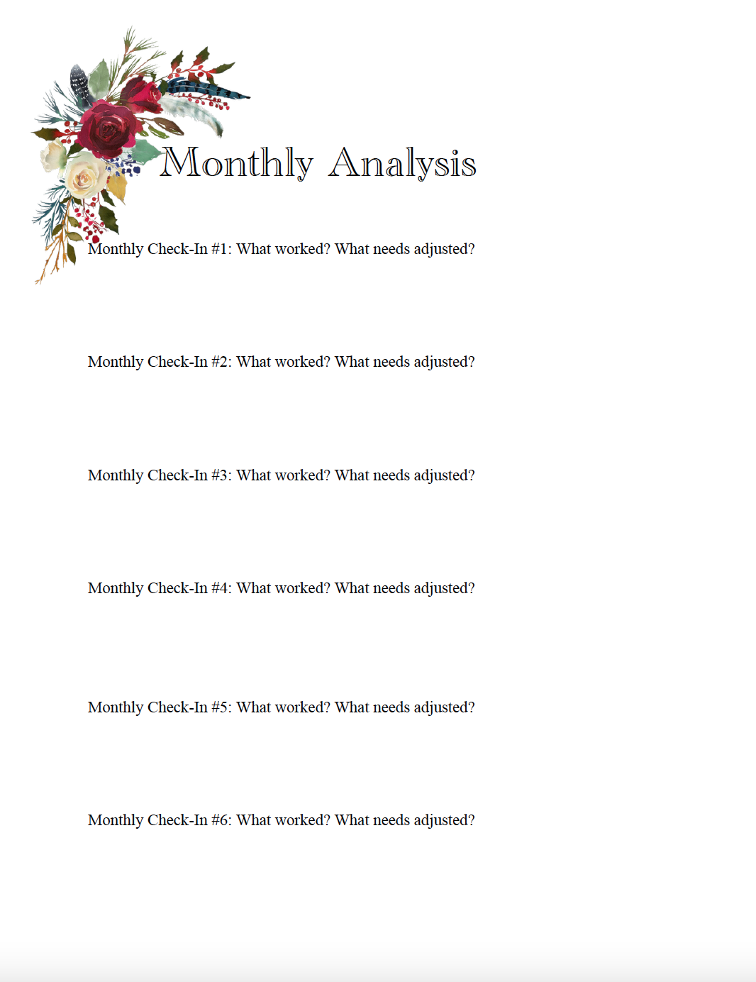 Improve Your Life. How to Use Goals Vs. Systems. {Free Printable}