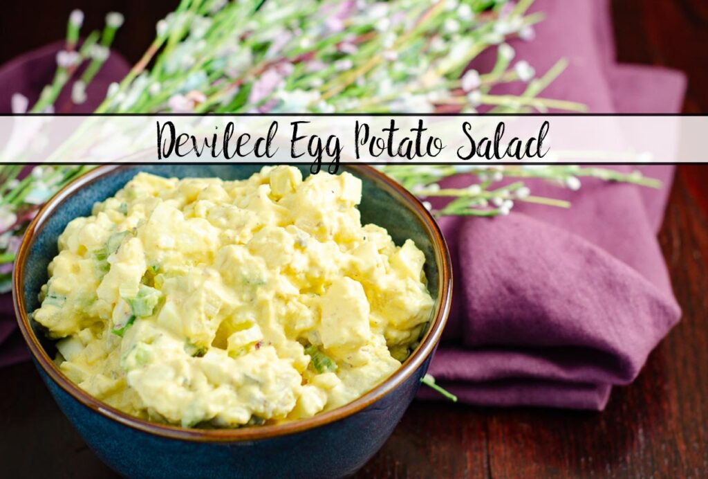 Easy Deviled Egg Potato Salad