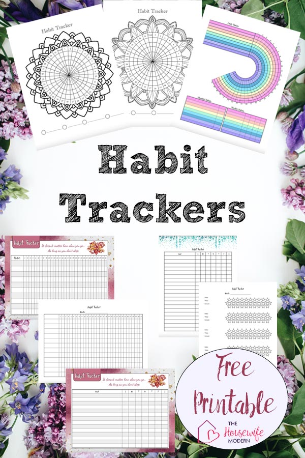 Free printable habit trackers. Change your life: how to use habit trackers, good habits to track, tips to be successful, & more.