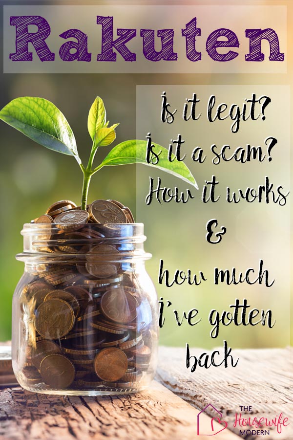 Pin image for Rakuten review. Jar of coins with sapling.