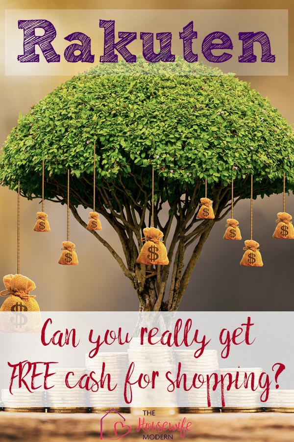 Pin image for Rakuten review. Tree with money bags hanging off it.