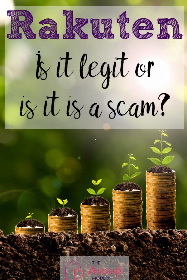 Pin image for Rakuten review. Coins with trees growing on top.