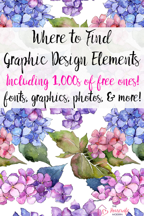 Pin image for where to find graphic designs including free ones.
