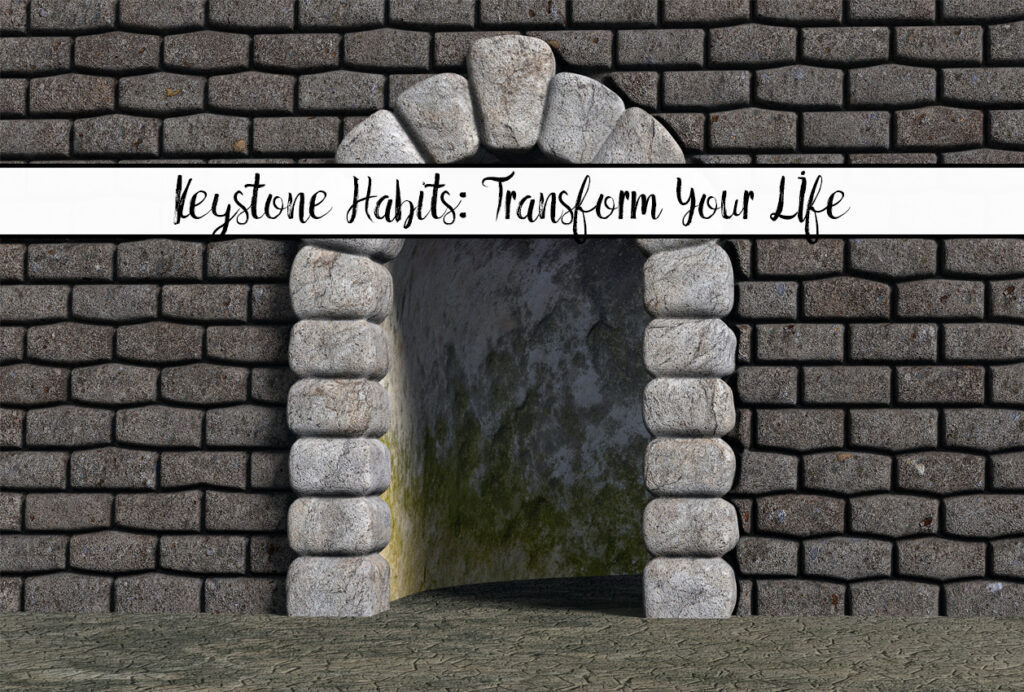 Featured image. Keystone (white) on grey bricks with text overlay.