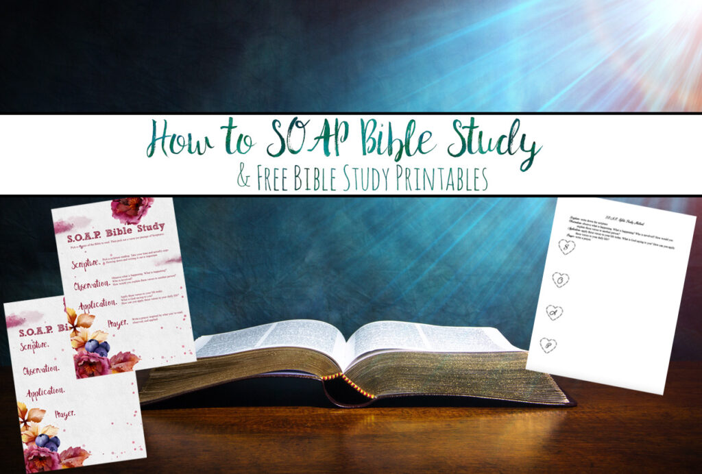 Featured image for SOAP Bible study free printable