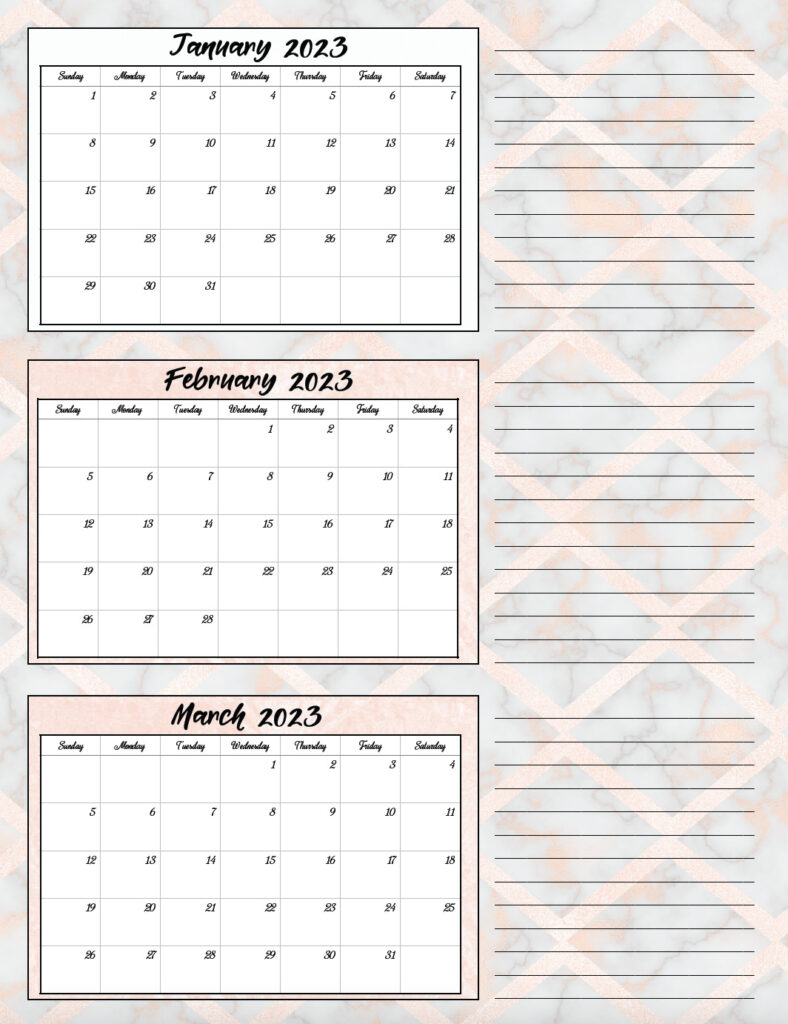 Gray and rose gold theme- 1st quarter